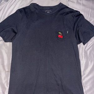 Vans cherry embroidered tee.